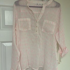 Carve Design Gauze shirt